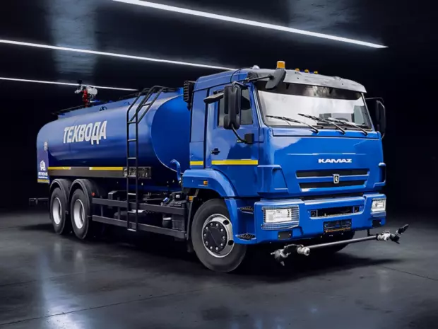 Автоцистерна для техводы на базе КамАЗ Р-65117